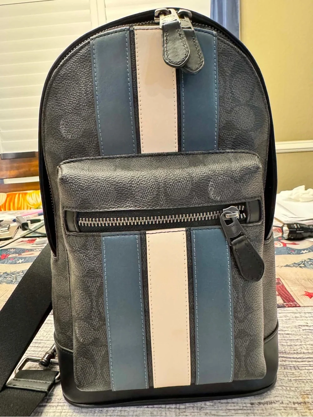 Coach signature coated